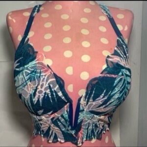 Victoria's Secret PINK tropical lace bralette medium